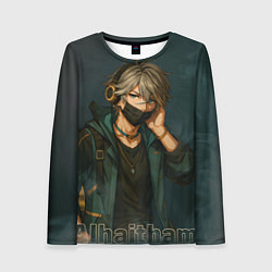 Лонгслив женский Аль-Хайтам в маске, цвет: 3D-принт