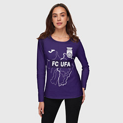 Лонгслив женский FC Ufa - football, цвет: 3D-принт — фото 2