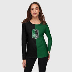 Лонгслив женский Кордоба - ФК Краснодар, цвет: 3D-принт — фото 2