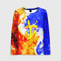 Лонгслив женский Doom битва огня, цвет: 3D-принт