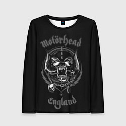 Лонгслив женский Motorhead логотип, цвет: 3D-принт