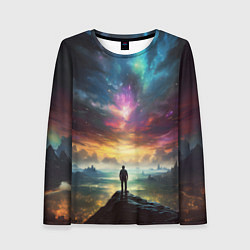 Женский лонгслив Shocking the cosmos