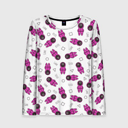 Женский лонгслив Персонажи корейского сериала игра в кальмара