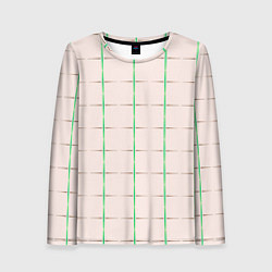 Женский лонгслив Color white stripes