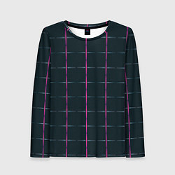 Женский лонгслив Color black stripes