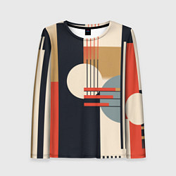 Женский лонгслив Баухаус - текстура