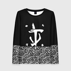 Лонгслив женский Doom геометрия линии, цвет: 3D-принт