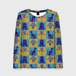 Лонгслив женский Символы Египта, цвет: 3D-принт