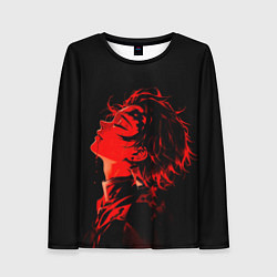 Лонгслив женский Клинок, рассекающий демонов Танддиро, цвет: 3D-принт