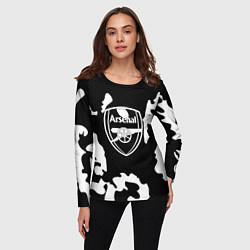 Лонгслив женский Арсенал камуфляжные краски, цвет: 3D-принт — фото 2