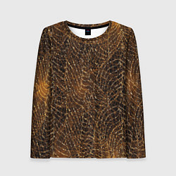 Женский лонгслив Золотая сеть