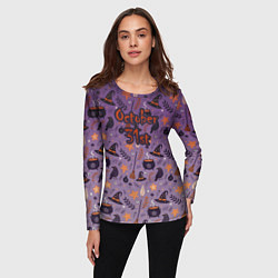 Лонгслив женский 31 октября, цвет: 3D-принт — фото 2