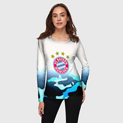 Лонгслив женский Бавария Мюнхен камуфляж, цвет: 3D-принт — фото 2