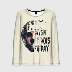 Лонгслив женский Пятница 13 Вурхиз, цвет: 3D-принт