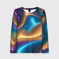 Женский лонгслив Сплавы разноцветные