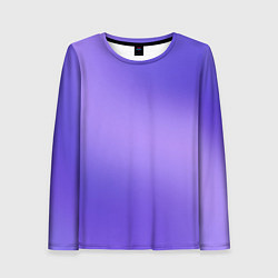 Лонгслив женский Color purple gradient, цвет: 3D-принт