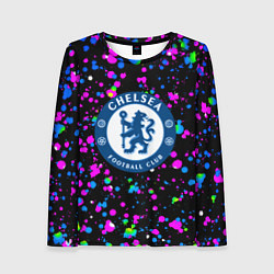 Женский лонгслив Челси неоновые краски