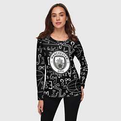 Лонгслив женский Манчестер сити математика, цвет: 3D-принт — фото 2
