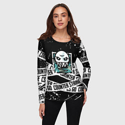 Лонгслив женский Counter strike game, цвет: 3D-принт — фото 2