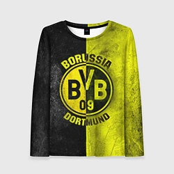 Лонгслив женский Borussia Dortmund, цвет: 3D-принт
