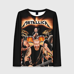 Лонгслив женский Metallica Band, цвет: 3D-принт