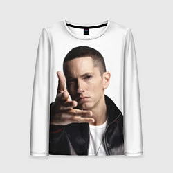 Лонгслив женский Eminem, цвет: 3D-принт