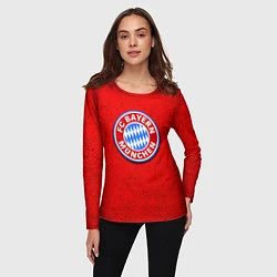Лонгслив женский Bayern FC, цвет: 3D-принт — фото 2