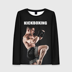 Лонгслив женский Kickboxing, цвет: 3D-принт