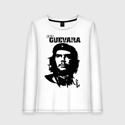 Лонгслив хлопковый женский Che Guevara, цвет: белый