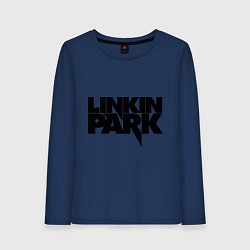 Лонгслив хлопковый женский Linkin Park, цвет: тёмно-синий