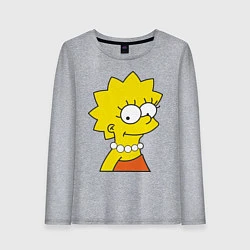 Женский лонгслив Lisa Simpson