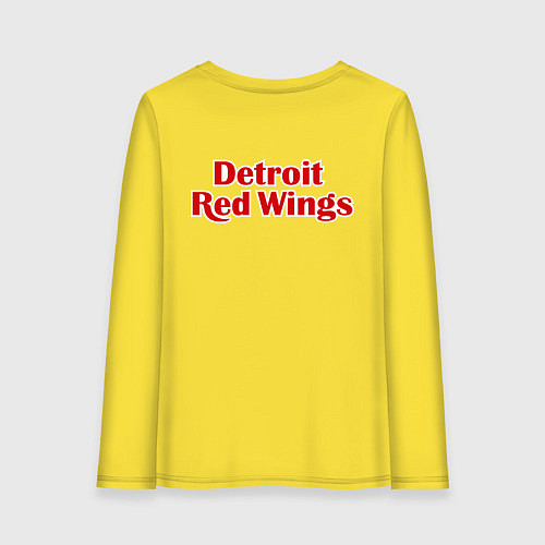 Женский лонгслив Detroit Red Wings / Желтый – фото 2