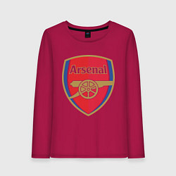 Лонгслив хлопковый женский Arsenal FC, цвет: маджента