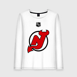 Лонгслив хлопковый женский New Jersey Devils: Kovalchuk 17, цвет: белый