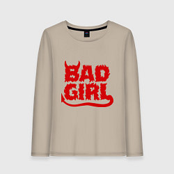 Женский лонгслив Bad Girl