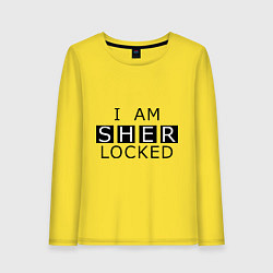 Женский лонгслив I am Sherlocked