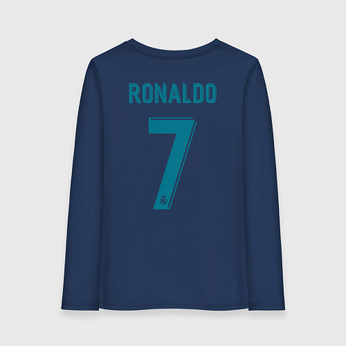 Женский лонгслив Real Madrid: Ronaldo 07 / Тёмно-синий – фото 2
