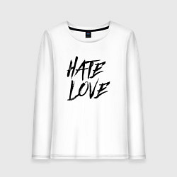 Женский лонгслив FACE Hate Love