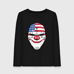 Лонгслив хлопковый женский American Mask, цвет: черный