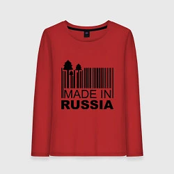Женский лонгслив Made in Russia штрихкод