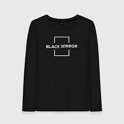 Лонгслив хлопковый женский Black Mirror, цвет: черный