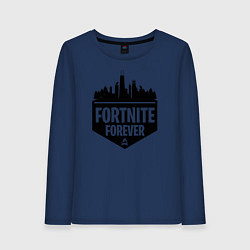 Лонгслив хлопковый женский Fortnite Forever, цвет: тёмно-синий