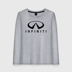 Женский лонгслив Infiniti logo