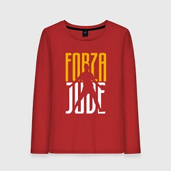 Лонгслив хлопковый женский Forza Juve, цвет: красный