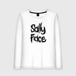 Лонгслив хлопковый женский SALLY FACE, цвет: белый