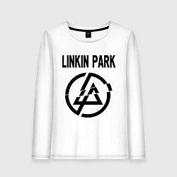 Лонгслив хлопковый женский Linkin Park, цвет: белый