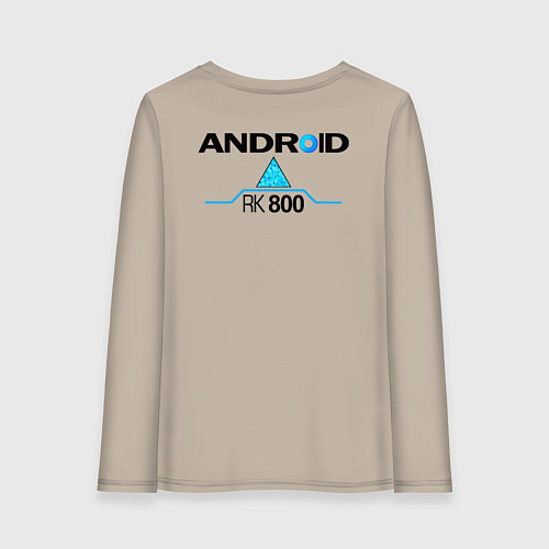 Женский лонгслив RK800 CONNOR / Миндальный – фото 2