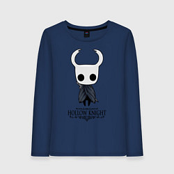 Лонгслив хлопковый женский Hollow Knight, цвет: тёмно-синий