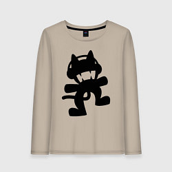 Лонгслив хлопковый женский MONSTERCAT, цвет: миндальный