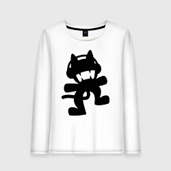 Лонгслив хлопковый женский MONSTERCAT, цвет: белый